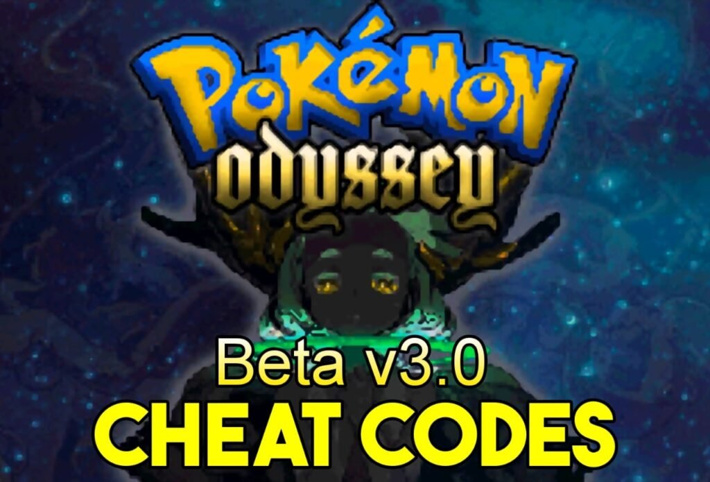 Pokemon Odyssey Beta v3.0 Cheat Codes