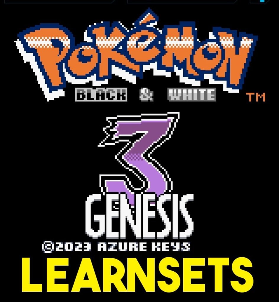Pokemon Black and White 3 Genesis Learnsets