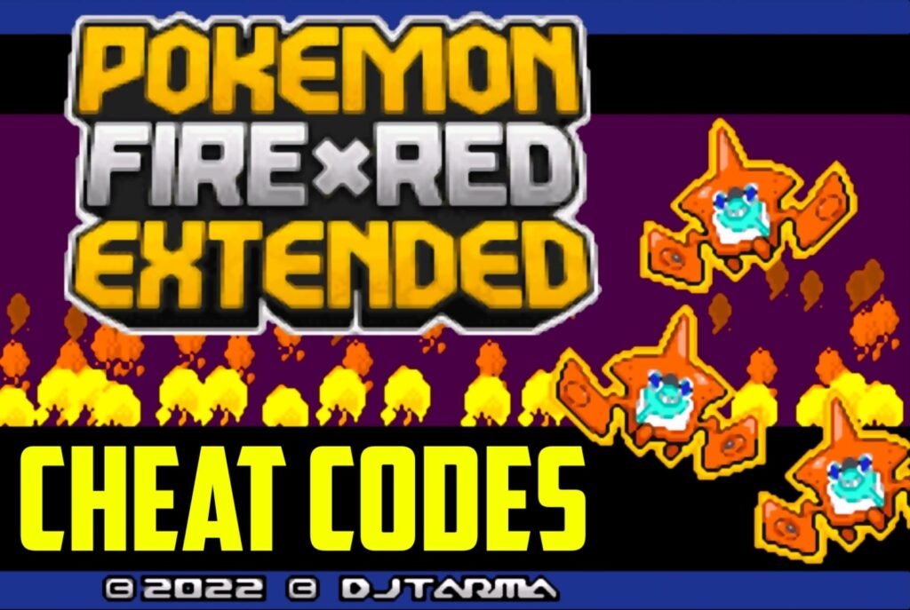 Pokemon Fire Red Extended Cheat Codes