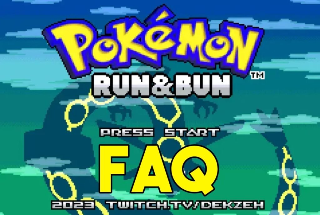 Pokemon Run & Bun FAQ