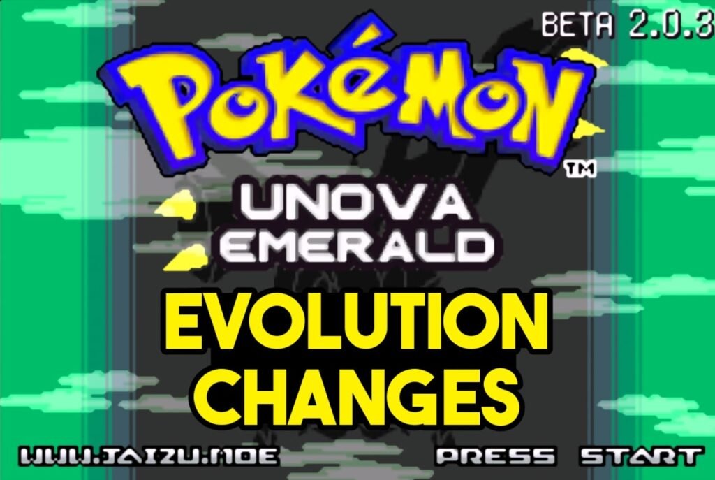 Pokemon Unova Emerald Evolution Changes