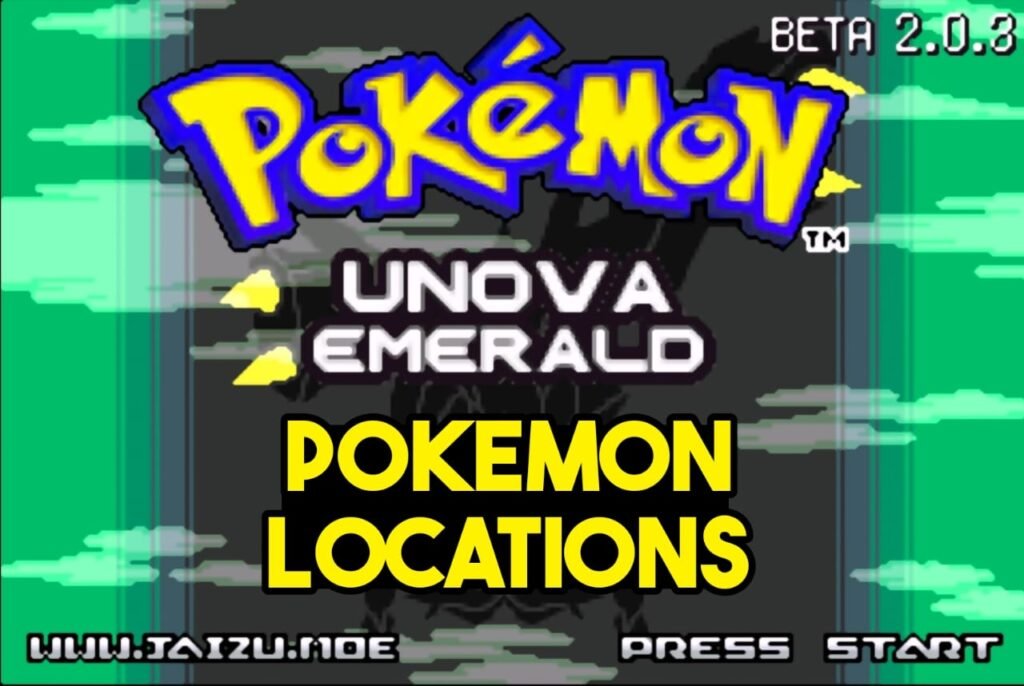 Pokemon Unova Emerald Pokemon Locations