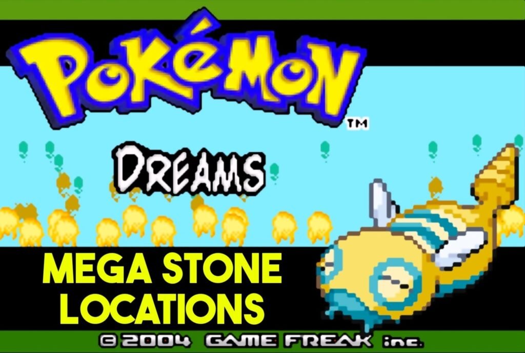 Pokemon Dreams Mega Stone Locations