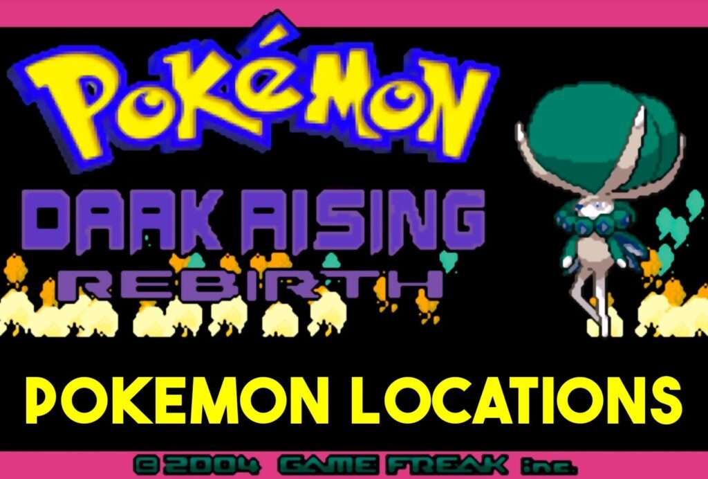 Pokemon Dark Rising Rebirth Pokemon Locations