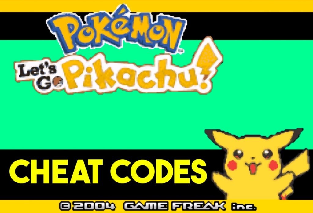 Pokemon Let's Go Pikachu The Demake Cheat Codes