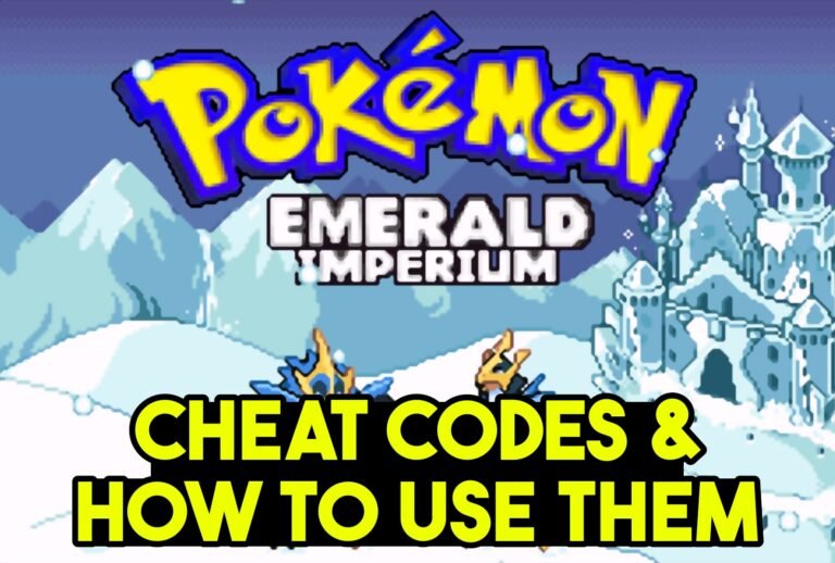 Pokemon Emerald Imperium v1.3 Cheat Codes &amp; How to use them - GBACodes