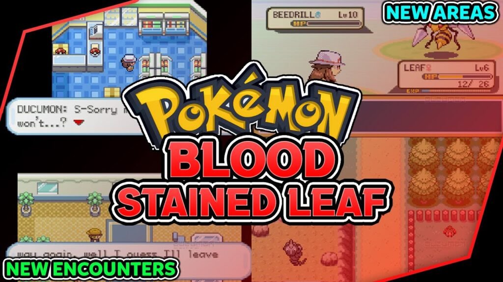 Pokemon Blood Stained Leaf