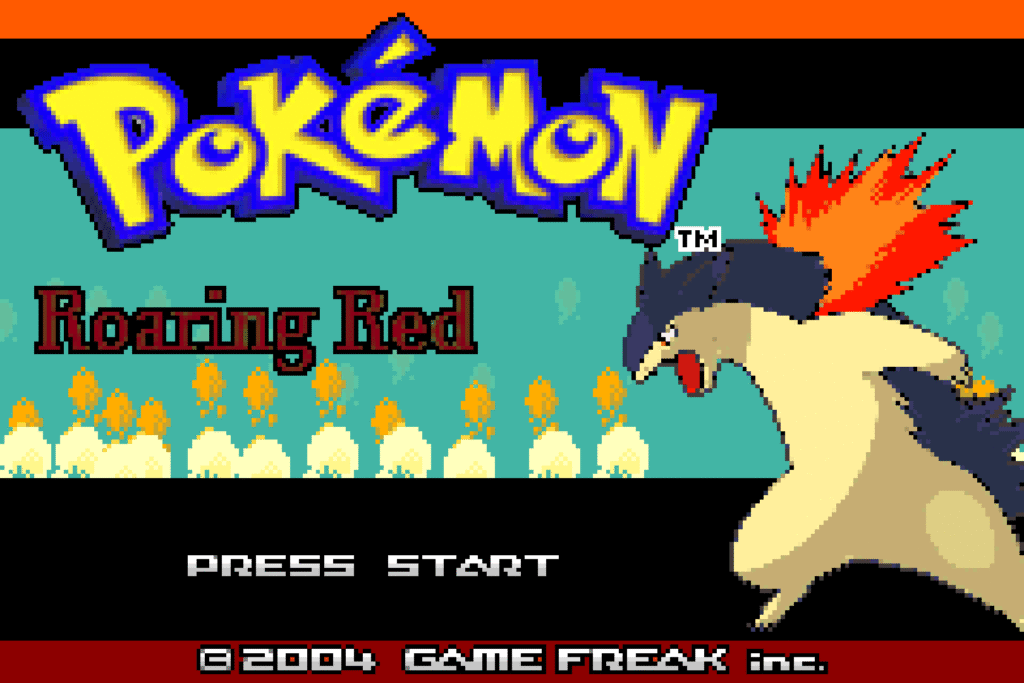 Pokemon Roaring Red Pokemon Roaring Red