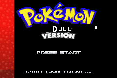 Pokemon Dull Pokemon Dull