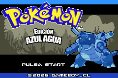 Pokemon Azul Agua